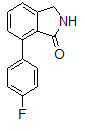 7-(4-氟苯基)-2,3-二氫-1H-異吲哚-1-酮結(jié)構(gòu)式_200049-49-6結(jié)構(gòu)式
