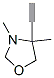 Oxazolidine, 4-ethynyl-3,4-dimethyl-(8ci)Structure,20116-22-7Structure Oxazolidine, 4-ethynyl-3,4-dimethyl-(8ci) Structure,20116-22-7Structure