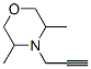 Morpholine, 3,5-dimethyl-4-(2-propynyl)-(9ci)Structure,201161-75-3Structure Morpholine, 3,5-dimethyl-4-(2-propynyl)-(9ci) Structure,201161-75-3Structure