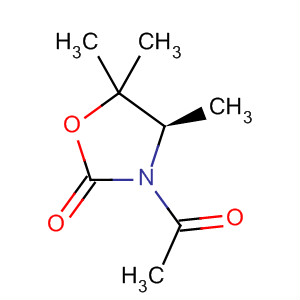 (r)-(9ci)-3-乙?；?4,5,5-三甲基-2-噁唑烷酮結(jié)構(gòu)式_202920-37-4結(jié)構(gòu)式