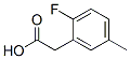 2-氟-5-甲基苯乙酸結(jié)構(gòu)式_203314-27-6結(jié)構(gòu)式