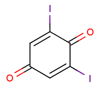 2,6-Diiodo-p-benzoquinoneStructure,20389-01-9Structure 2,6-Diiodo-p-benzoquinone Structure,20389-01-9Structure