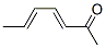 3,5-Heptadien-2-one, (e,)-(8ci)Structure,20432-50-2Structure 3,5-Heptadien-2-one, (e,)-(8ci) Structure,20432-50-2Structure