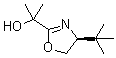 (S)-2-(4-叔丁基-4,5-二氫噁唑-2-基)丙烷-2-醇結(jié)構(gòu)式_204333-19-7結(jié)構(gòu)式
