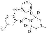 氯氮平-D4結(jié)構(gòu)式_204395-52-8結(jié)構(gòu)式