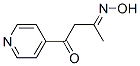 1-(4-Pyridyl )-3-(hydroxyimino)butan-1-oneStructure,20495-73-2Structure 1-(4-Pyridyl )-3-(hydroxyimino)butan-1-one Structure,20495-73-2Structure