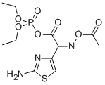 O,O-二乙基磷-(Z)-2-(2-氨基噻唑-4-基)-2-乙?；趸鶃啺被宜狨ソY(jié)構(gòu)式_205307-52-4結(jié)構(gòu)式