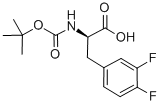 BOC-D-3,4-DifluoropheStructure,205445-51-8Structure BOC-D-3,4-Difluorophe Structure,205445-51-8Structure