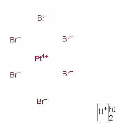 Dihydrogen hexabromoplatinate(iv) nonahydrateStructure,20596-34-3Structure Dihydrogen hexabromoplatinate(iv) nonahydrate Structure,20596-34-3Structure