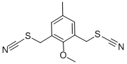 2,6-Bis(thiocyanatomethyl)-4-methylanisoleStructure,206559-38-8Structure 2,6-Bis(thiocyanatomethyl)-4-methylanisole Structure,206559-38-8Structure