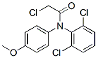 2-氯-N-(2,6-二氯苯基)-N-(4-甲氧基苯基) 乙酰胺結(jié)構(gòu)式_207395-03-7結(jié)構(gòu)式