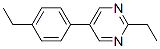 Pyrimidine, 2-ethyl-5-(4-ethylphenyl)- (9ci)Structure,208709-64-2Structure Pyrimidine, 2-ethyl-5-(4-ethylphenyl)- (9ci) Structure,208709-64-2Structure