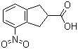 1H-Indene-2-carboxylic acid, 2,3-dihydro-4-nitro-Structure,209225-00-3Structure 1H-Indene-2-carboxylic acid, 2,3-dihydro-4-nitro- Structure,209225-00-3Structure