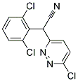 3-Pyridazineacetonitrile, 6-chloro-α-(2,6-dichlorophenyl)-Structure,209412-06-6Structure 3-Pyridazineacetonitrile, 6-chloro-α-(2,6-dichlorophenyl)- Structure,209412-06-6Structure
