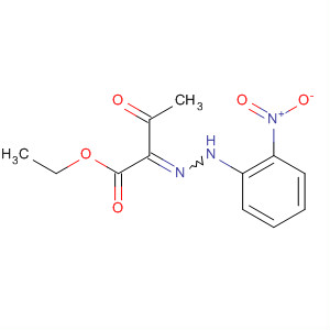 Butanoic acid, 2-[2-(2-nitrophenyl)hydrazinylidene]-3-oxo-, ethyl ester Structure,20954-18-1Structure