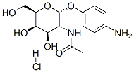 4-氨基苯基-2-乙酰苯胺-2-脫氧-alpha-4-氨基苯基-2,3,4-三鄰乙?；?beta-D-吡喃半乳糖苷鹽酸鹽結(jié)構(gòu)式_210049-16-4結(jié)構(gòu)式