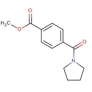 Methyl 4-(1-pyrrolidinecarbonyl)benzoateStructure,210963-73-8Structure Methyl 4-(1-pyrrolidinecarbonyl)benzoate Structure,210963-73-8Structure