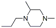 Piperazine, 2,4-dimethyl-1-propyl-(9ci)Structure,212307-33-0Structure Piperazine, 2,4-dimethyl-1-propyl-(9ci) Structure,212307-33-0Structure