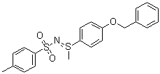 S-[4-(芐氧基)苯基]-S-甲基-N-(對(duì)甲苯基磺酰基)-硫亞胺結(jié)構(gòu)式_21306-65-0結(jié)構(gòu)式