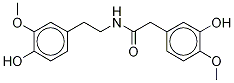 N-(4-羥基-3-甲氧基苯乙基)-2-(3-羥基-4-甲氧基苯基)乙酰胺結(jié)構(gòu)式_21411-19-8結(jié)構(gòu)式