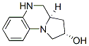 (2S,3aR)-(9CI)-1,2,3,3a,4,5-六氫吡咯并[1,2-a]喹噁啉-2-醇結(jié)構(gòu)式_214143-87-0結(jié)構(gòu)式