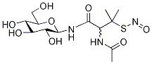 N-(beta-D-吡喃葡萄糖基)-N2-乙?；?S-亞硝基-D,L-青霉胺結(jié)構(gòu)式_214193-25-6結(jié)構(gòu)式