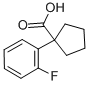 1-(2-氟苯基)環(huán)戊羧酸結(jié)構(gòu)式_214262-96-1結(jié)構(gòu)式