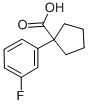 1-(3-氟苯基)環(huán)戊甲酸結構式_214262-97-2結構式