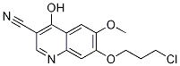 7-(3-Chloropropoxy)-4-hydroxy-6-methoxyquinoline-3-carbonitrileStructure,214470-66-3Structure 7-(3-Chloropropoxy)-4-hydroxy-6-methoxyquinoline-3-carbonitrile Structure,214470-66-3Structure