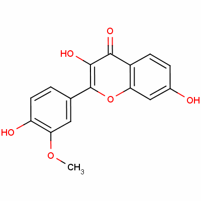 3,7-Dihydroxy-2-(4-hydroxy-3-methoxyphenyl)-4h-1-benzopyran-4-oneStructure,21511-25-1Structure 3,7-Dihydroxy-2-(4-hydroxy-3-methoxyphenyl)-4h-1-benzopyran-4-one Structure,21511-25-1Structure