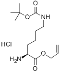 H-lys(boc)-allyl ester hcl Structure,218938-64-8Structure