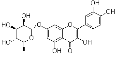 Quercetin 7-rhamnosideStructure,22007-72-3Structure Quercetin 7-rhamnoside Structure,22007-72-3Structure