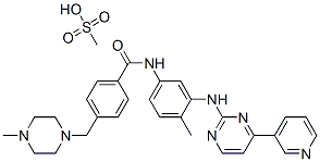 Imatinib mesylateStructure,220127-57-1Structure Imatinib mesylate Structure,220127-57-1Structure