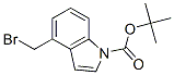 1H-Indole-1-carboxylic acid, 4-(bromomethyl)-, 1,1-dimethylethyl esterStructure,220499-13-8Structure 1H-Indole-1-carboxylic acid, 4-(bromomethyl)-, 1,1-dimethylethyl ester Structure,220499-13-8Structure