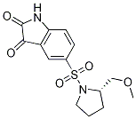 (2s)-1-[(2,3-二氫-2,3-二氧代-1H-吲哚-5-基)磺?；鵠-2-(甲氧基甲基)-吡咯烷結(jié)構(gòu)式_220509-74-0結(jié)構(gòu)式