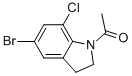 1-(5-Bromo-7-chloroindolin-1-yl)ethanoneStructure,221024-29-9Structure 1-(5-Bromo-7-chloroindolin-1-yl)ethanone Structure,221024-29-9Structure