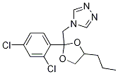 4-[[2-(2,4-二氯苯基)-4-丙基-1,3-二氧戊環(huán)-2-基]甲基]-4H-1,2,4-三唑結(jié)構(gòu)式_221132-58-7結(jié)構(gòu)式