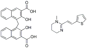 Pyrantel pamoateStructure,22204-24-6Structure Pyrantel pamoate Structure,22204-24-6Structure