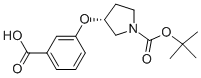 R)-1-boc-3-(3-羧基-苯氧基)-吡咯烷結(jié)構(gòu)式_222987-19-1結(jié)構(gòu)式