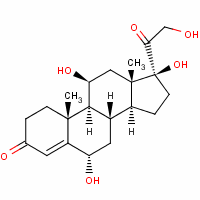 6|á-羥基氫化可的松結(jié)構(gòu)式_2242-98-0結(jié)構(gòu)式