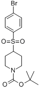 4-(4-Bromo-benzenesulfonyl)-piperidine-1-carboxylic acidtert-butylester Structure,226398-62-5Structure