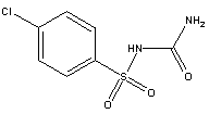 4-氯苯磺酰脲結構式_22663-37-2結構式