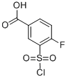 3-Chlorosulfonyl-4-fluoro-benzoic acid Structure,2267-40-5Structure