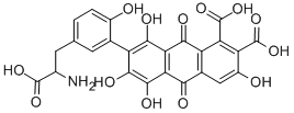 紫膠色酸C結構式_23241-56-7結構式