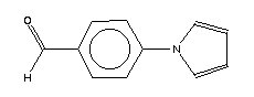 4-吡咯-1-苯甲醛結(jié)構(gòu)式_23351-05-5結(jié)構(gòu)式