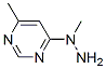 Pyrimidine, 4-methyl-6-(1-methylhydrazino)- (8ci)Structure,23372-26-1Structure Pyrimidine, 4-methyl-6-(1-methylhydrazino)- (8ci) Structure,23372-26-1Structure