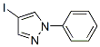 1-苯基-4-碘吡唑結(jié)構(gòu)式_23889-85-2結(jié)構(gòu)式
