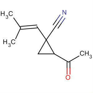 (9ci)-2-乙?；?1-(2-甲基-1-丙烯基)-環(huán)丙烷甲腈結構式_243119-02-0結構式