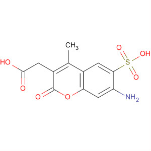 2H-1-benzopyran-3-acetic acid, 7-amino-4-methyl-2-oxo-6-sulfo-Structure,244636-14-4Structure 2H-1-benzopyran-3-acetic acid, 7-amino-4-methyl-2-oxo-6-sulfo- Structure,244636-14-4Structure