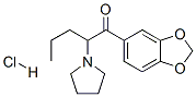 1-(3’,4’-Methylenedioxyphenyl)-2-pyrrolidino-1-pentanone hydrochlorideStructure,24622-62-6Structure 1-(3’,4’-Methylenedioxyphenyl)-2-pyrrolidino-1-pentanone hydrochloride Structure,24622-62-6Structure